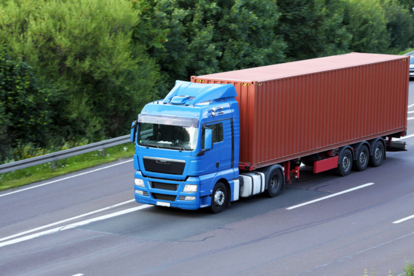 Shipping Container Moving truck