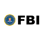 FBI logo on white background, symbolizing law enforcement.