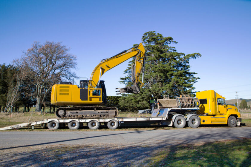 Heavy equipment hauling